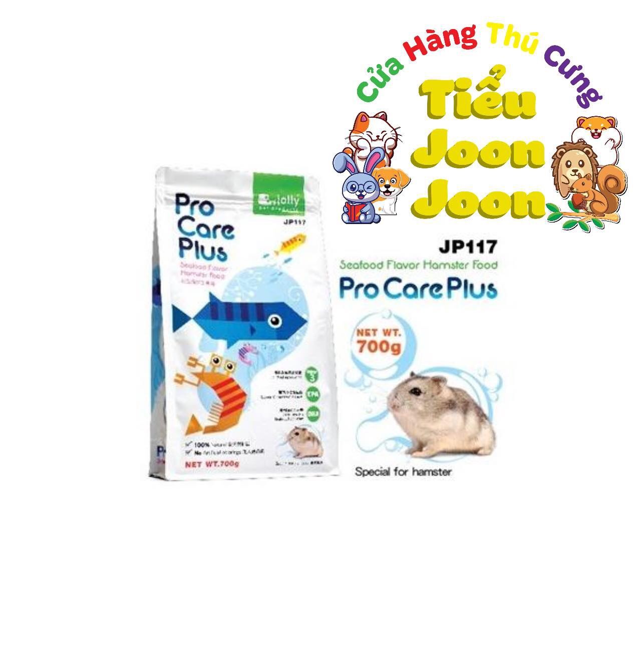 Thức ăn trộn Hamster Hải Sản ProCare Plus Jolly 𝟕𝟎𝟎𝐠𝐫 🐹