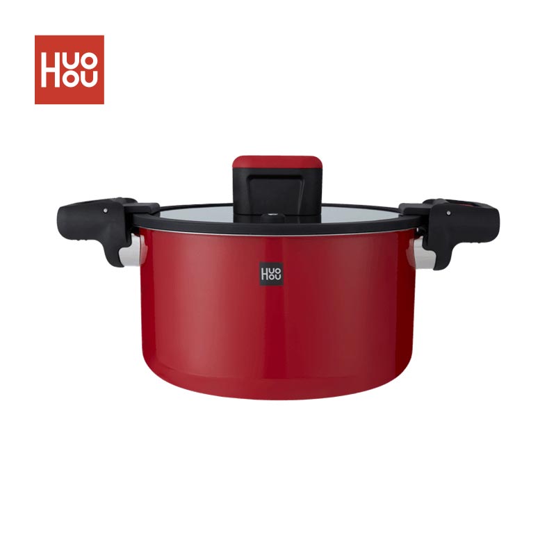 Nồi Áp Suất, Nấu Canh, Nồi Hầm Inox Cao Cấp 6 Lít Xiaomi Huohou Thế Hệ Mới, sử dụng mọi loại bếp