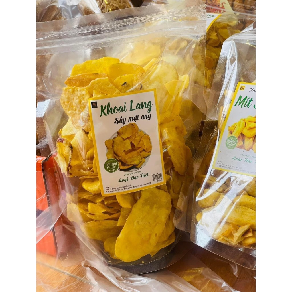 Khoai lang vàng sấy mật ong 500g