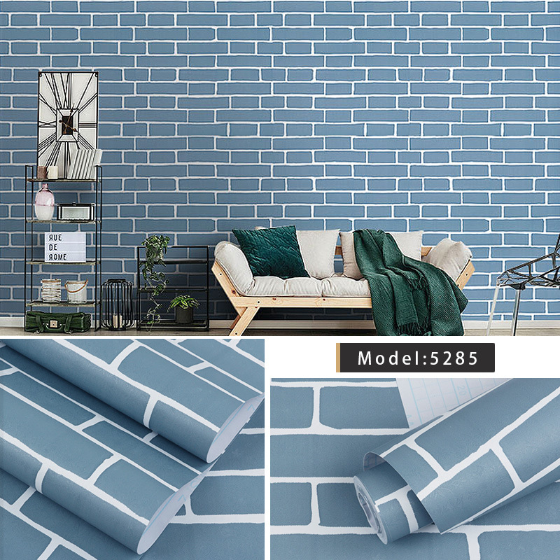 10M GIẤY DÁN TƯỜNG SĂN KEO GẠCH XANH (45cm x 10m). Không thấm nước không độc hại hoàn toàn thân thiện với môi trường.
