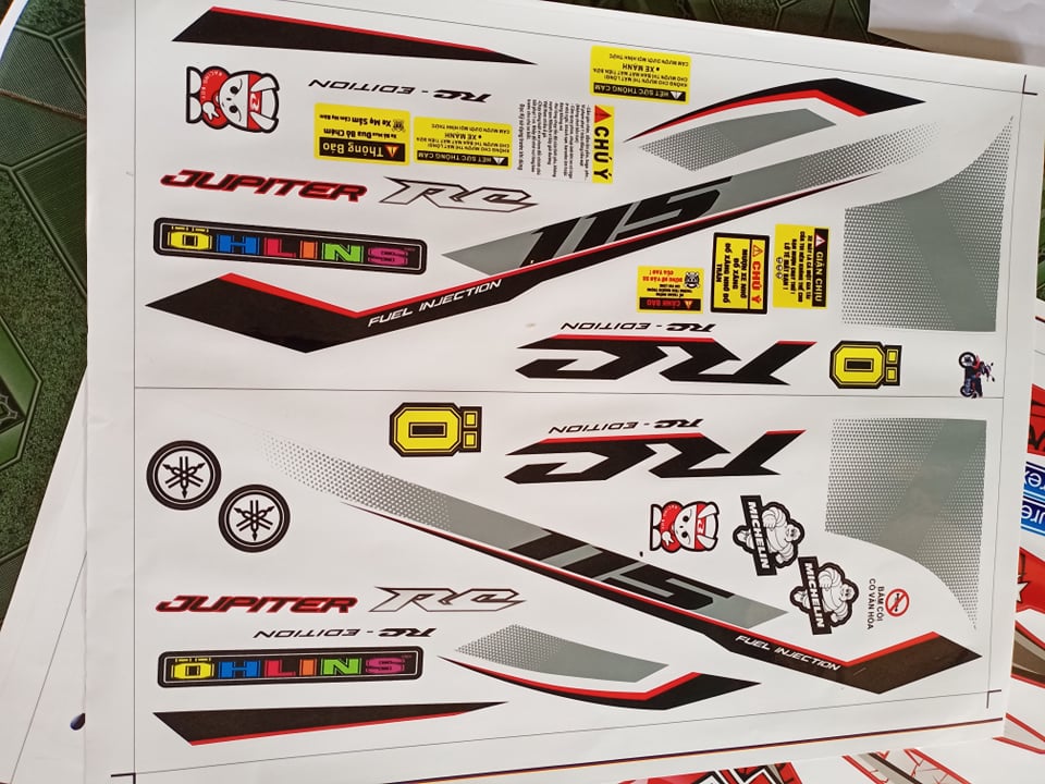 Tem rời jupiter rc fi 2018 trắng