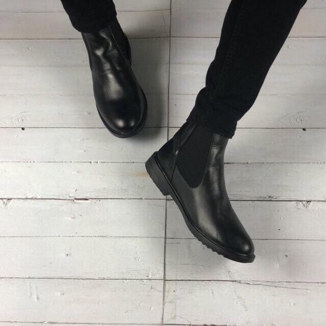 Giày Nam Chelsea Boots Tăng Chiều Cao Cổ Lửng Đẳng Cấp BT28