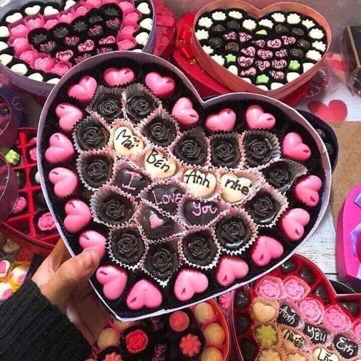 Socola valentine - Mẫu “MAI BÊN ANH NHÉ”