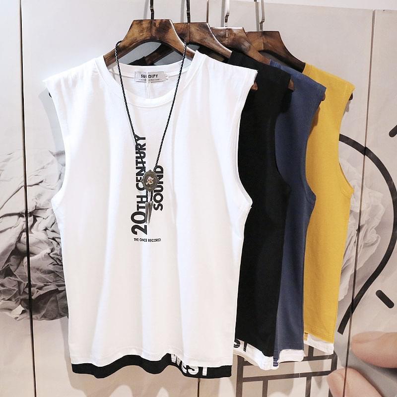 [HCM](Siêu Phẩm) Áo thun nam áo sát nách không tay form rộng 20TH SOUND (nhiều màu)