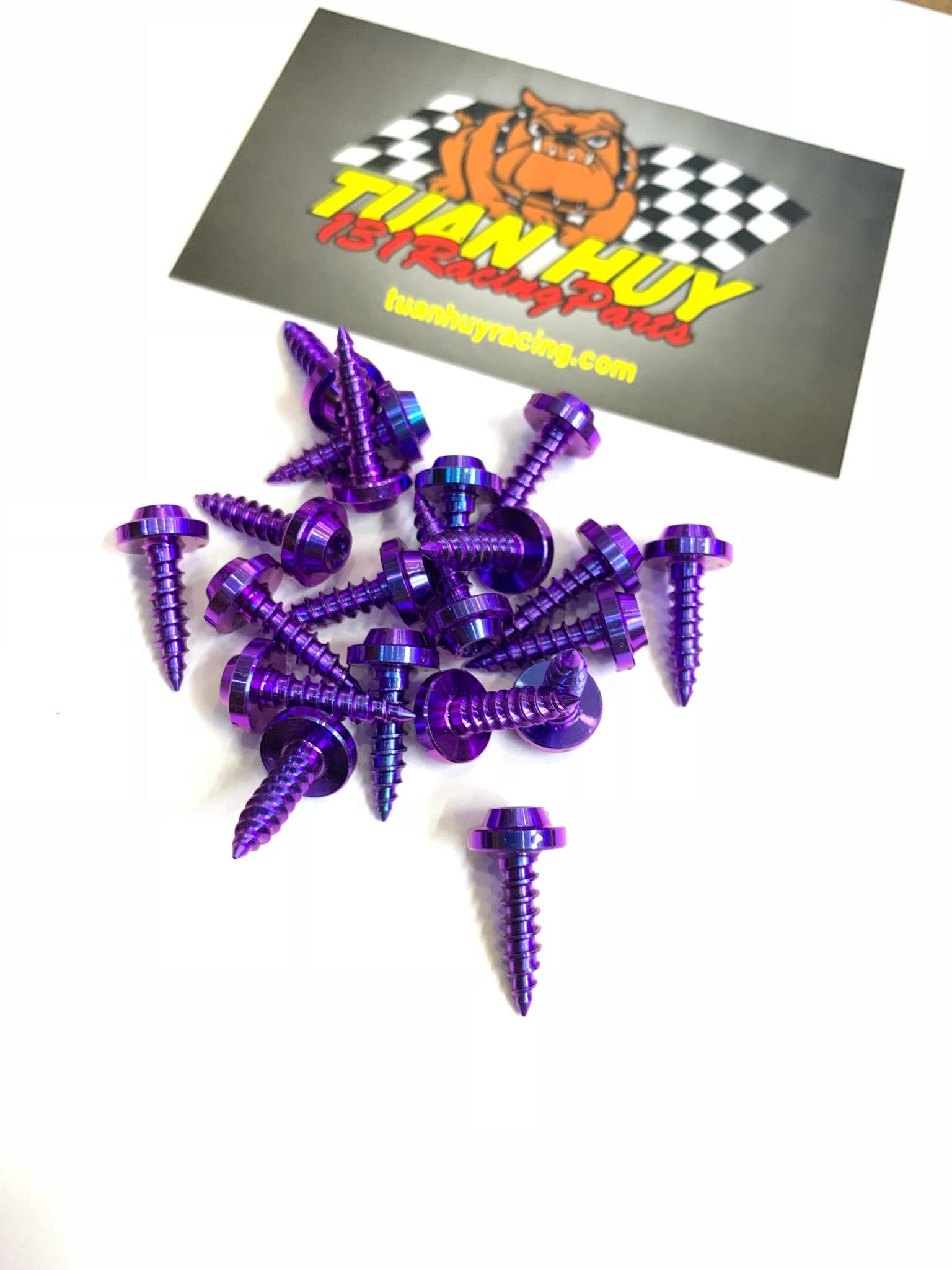 5 con Ốc Dàn Áo Titan Gr5 4li16 xoắn cho Honda tay ga Vario , Click , Sh , Vision