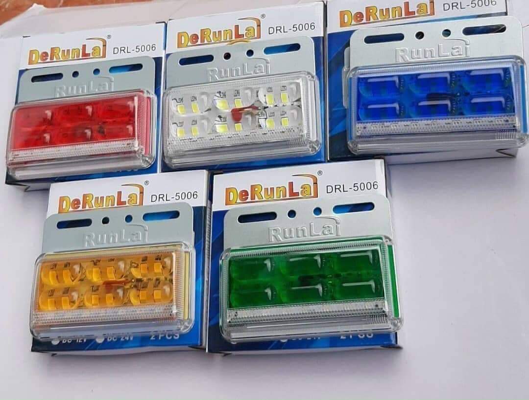 Led sườn runlai , đèn sườn xe tải. giá 1 cặp. điện 12V - 24V siêu sáng siêu bền