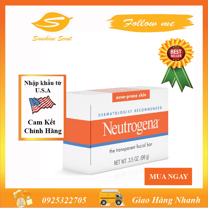 XÀ PHÒNG TRỊ MỤN NEUTROGENA ACNE-PRONE SKIN (99G)