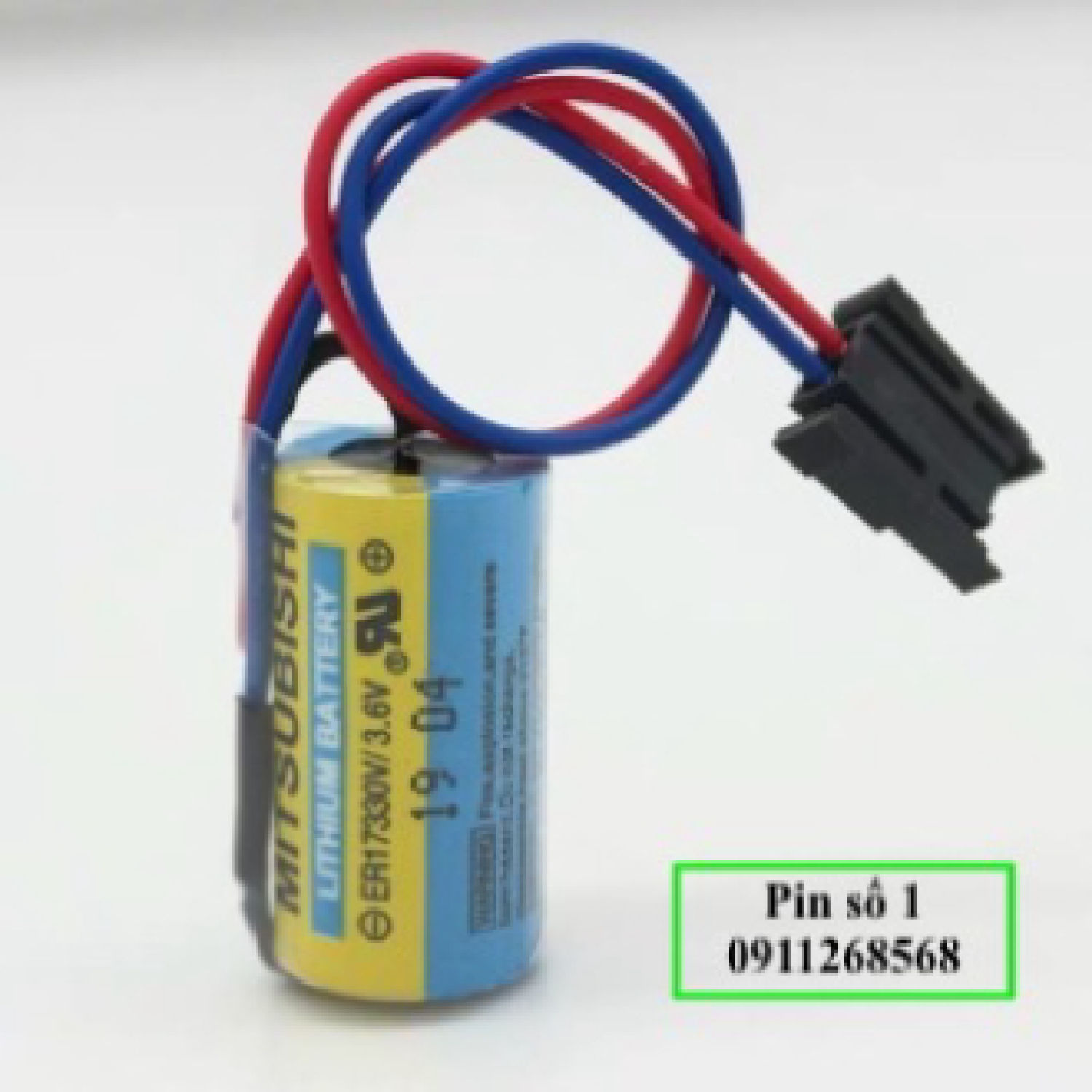 Pin nuôi nguồn plc lithium q6bat er17330 mitsubishi 3,6v