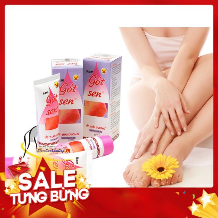 ♻️xả kho♻️ kem gót sen thái dương