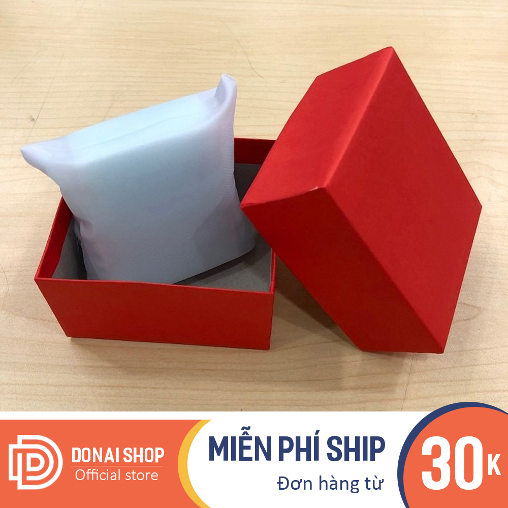 Hộp đựng đồng hồ cứng màu đỏ sang trọng DONAI.HDDH