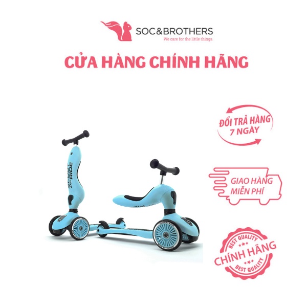 Xe Scooter Trẻ Em Scoot And Ride Highwaykick 1 Màu Blueberry