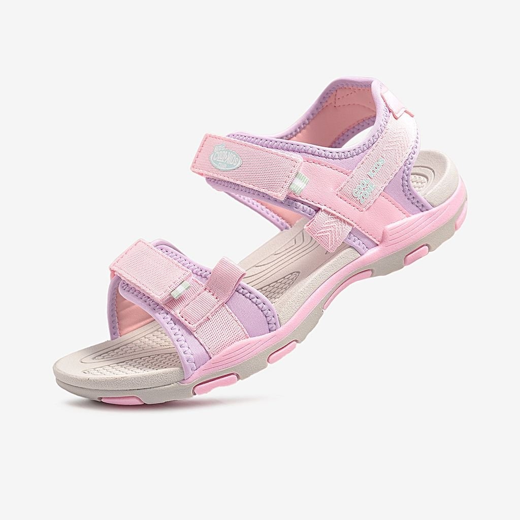 [Hoàn Xu] GIÀY SANDAL QUAI HẬU HỌC SINH BÉ GÁI BITI'S COOL KIDS CLUB BYG000400 (TÍM + XANH LÁ CÂY) - BITIS