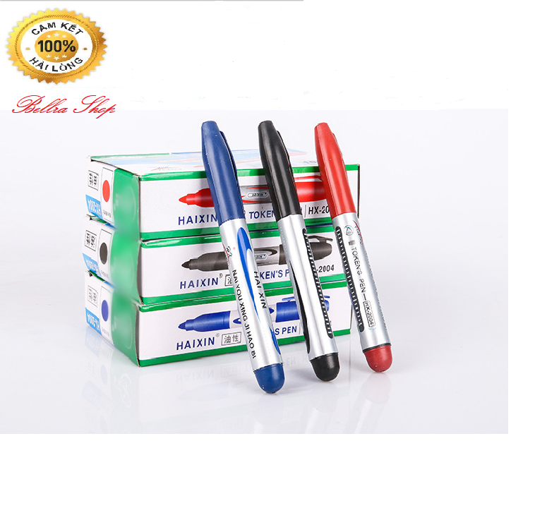 3 Bút Lông Đánh Dấu chống Thấm Nước - Bút Dạ Dầu Không Xóa - Bút Dạ Dầu Viết Kính