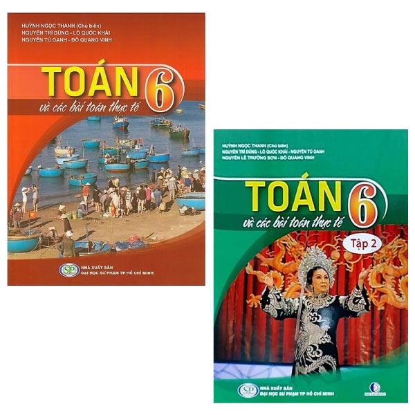 Fahasa - combo sách hay toán 6 và các bài toán thực tế