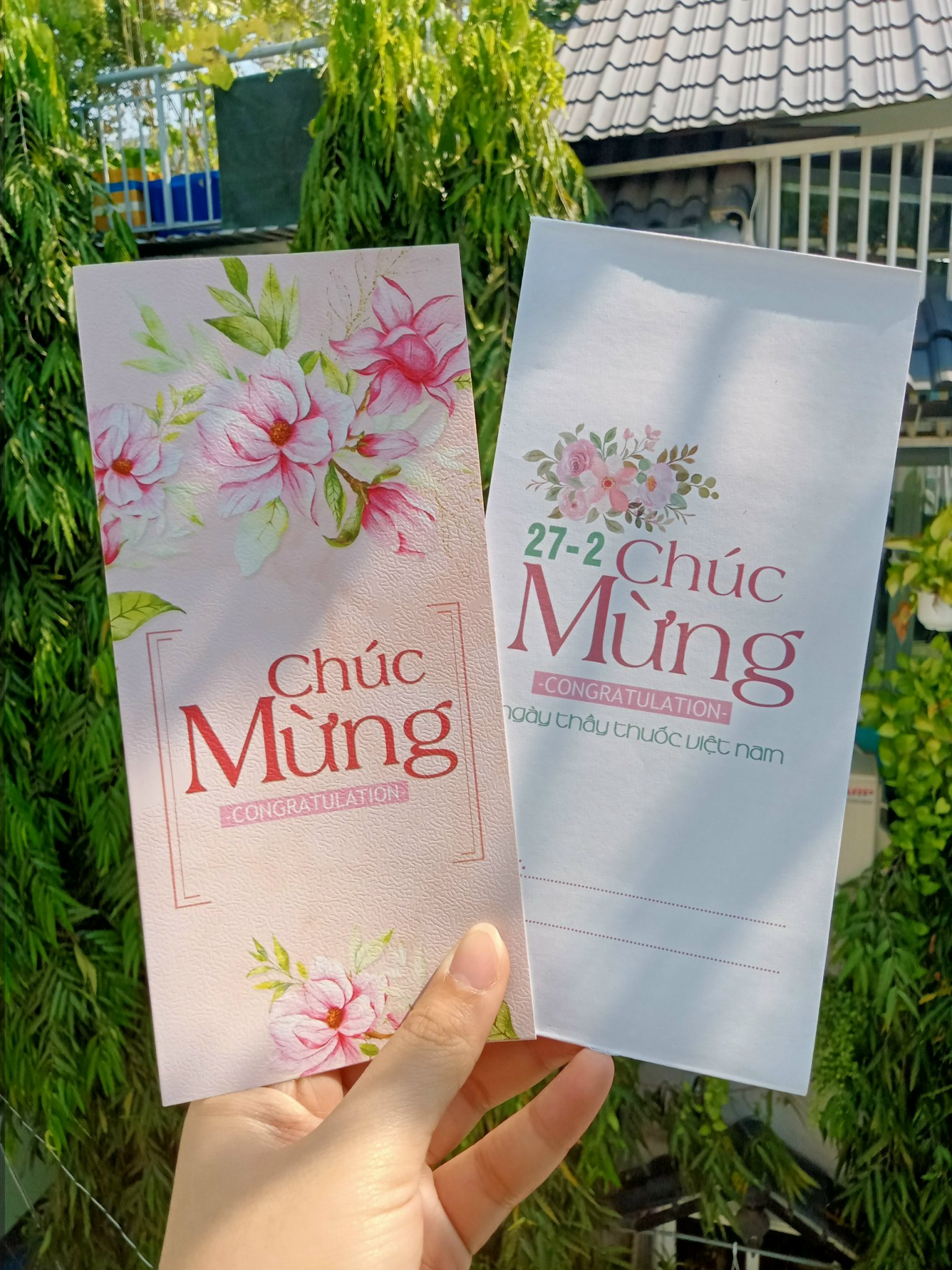 (Có liền) - Combo 5 Thiệp chúc mừng ngày 27/2 có lời chúc