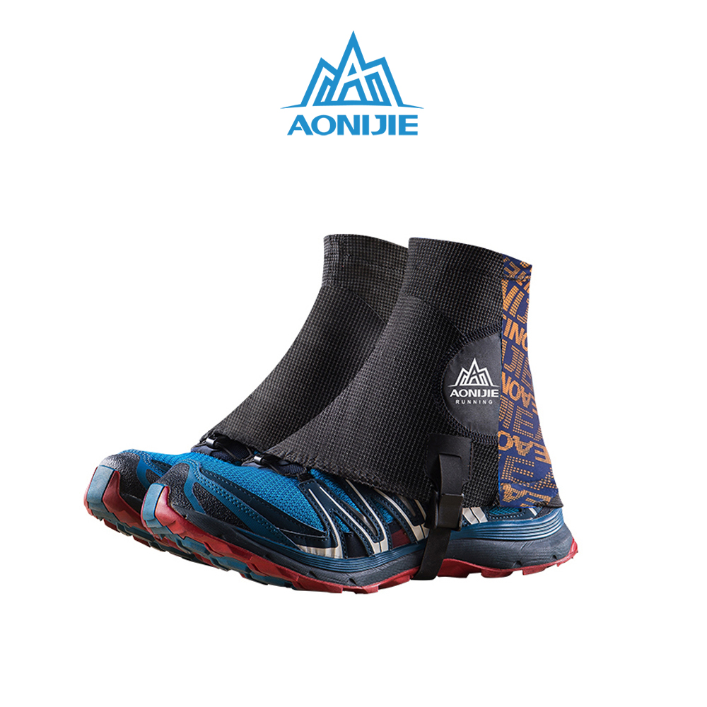 Gaiter - xà cạp bảo vệ chân chống nước, đất cát, côn trùng đi rừng, chạy trail aonijie e941