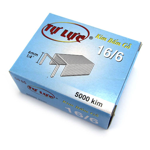 HỘP KIM BẤM GÔ TỰ LỰC 5000 CÂY, ghim bấm gỗ, ghim bấm gỗ tự lực, đinh ghim gỗ, bấm ghim gỗ, bấm gỗ, đinh ghim