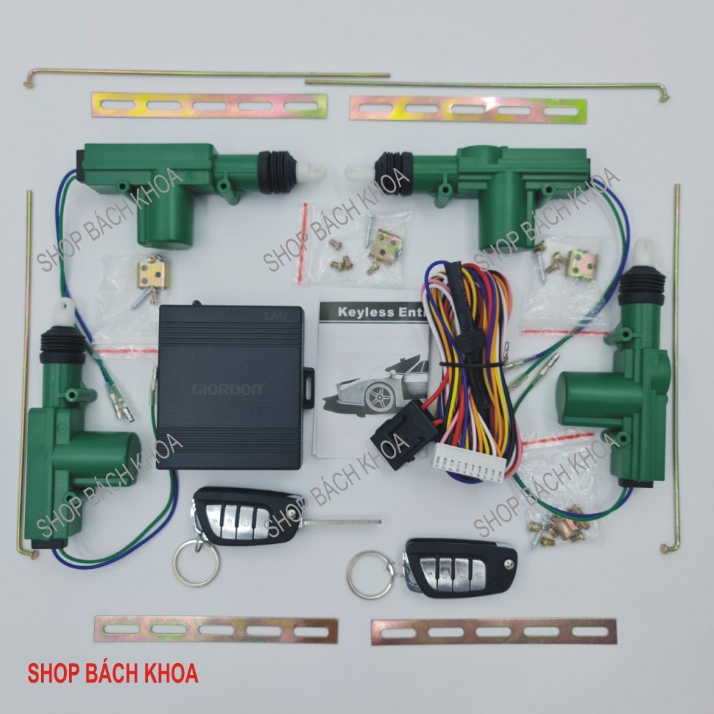 Dùng cho ô tô 12v, có mở cốp, có xi nhan, có tìm xe trong bãi, hàng chính hãng giordon g6090