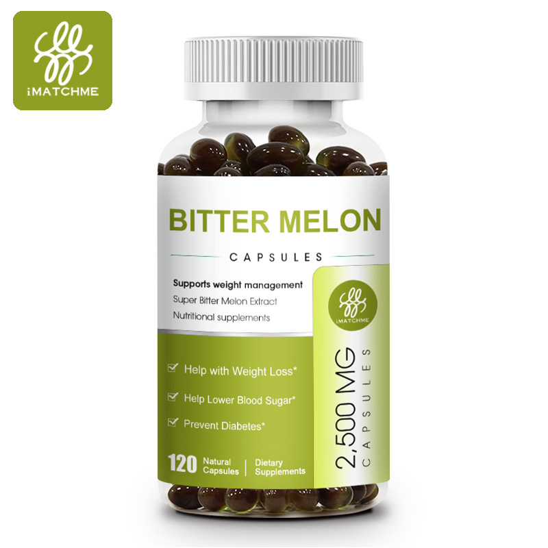iMATCHME Viên Mướp Đắng 2500Mg Hạ Đường Huyết Giúp Giảm Cân Giải Độc Hỗ Trợ Chức Năng Tim Mạch Ngăn Ngừa Bệnh Tiểu Đường
