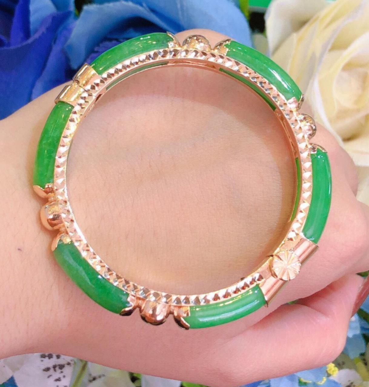 [HCM]Vòng Tay Nữ Cẩm Thạch 06 Khúc - Mang Đi Tiệc - Đi Chơi Rất Sang Món Qùa Nghĩa Cho Người Thân Yêu