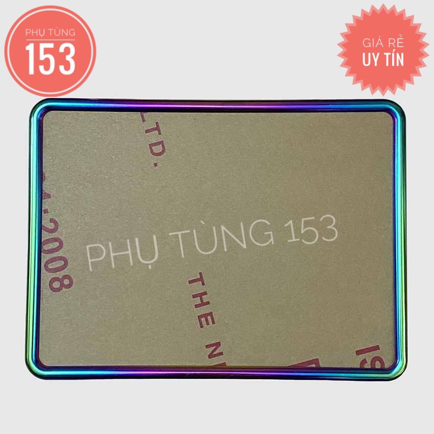 Khung biển số Titan 7 màu dành cho xe máy ( Bao gồm: Mica, Khung và Viền ) - PHỤ TÙNG 153
