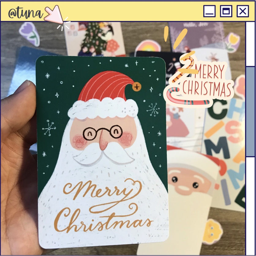 Thiệp Giáng Sinh Thiệp Noel Quà Giáng Sinh Merry Christmas Tuna