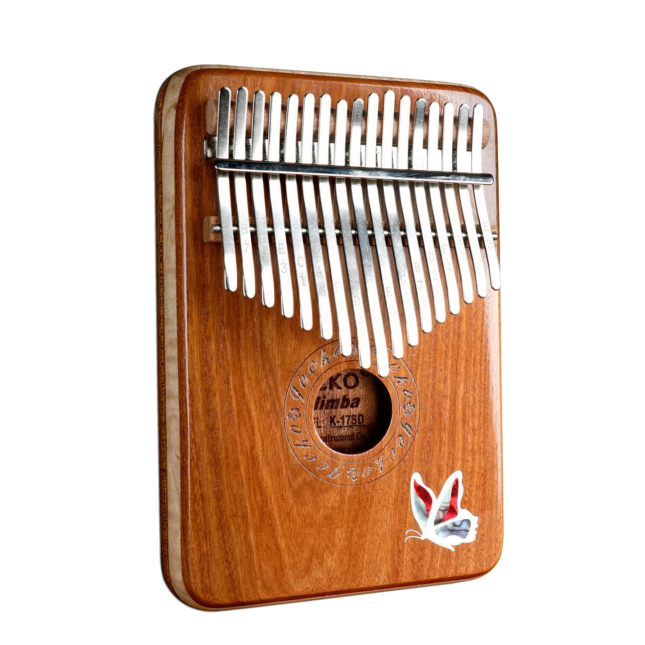 Đàn kalimba 17 phím k17sd bằng gỗ maple và mahogany cao cấp