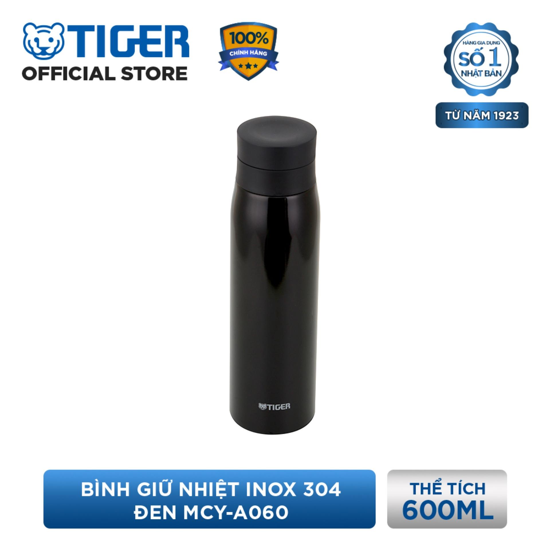 Bình giữ nhiệt lưỡng tính inox 304 cao cấp tiger mcy-a060