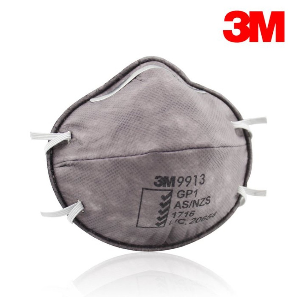 Khẩu trang lọc bụi và hơi hữu cơ 3M 9913-GP1