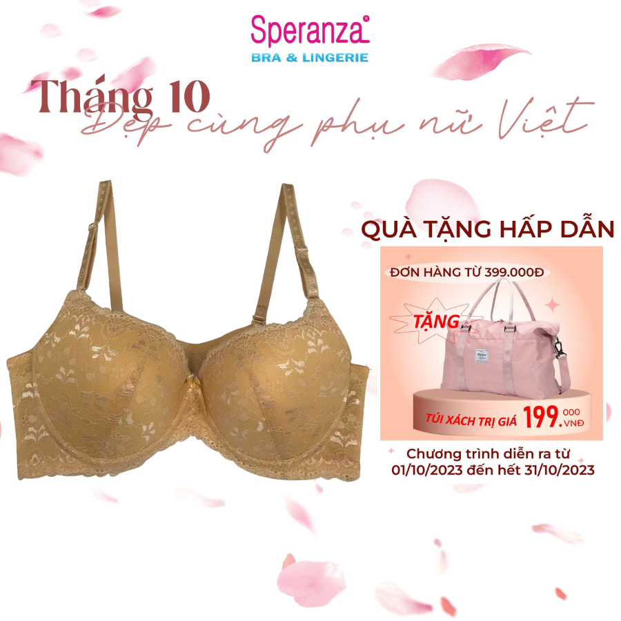 Áo ngực speranza cao cấp cup ren nâng ngực tròn đầy spa437sh