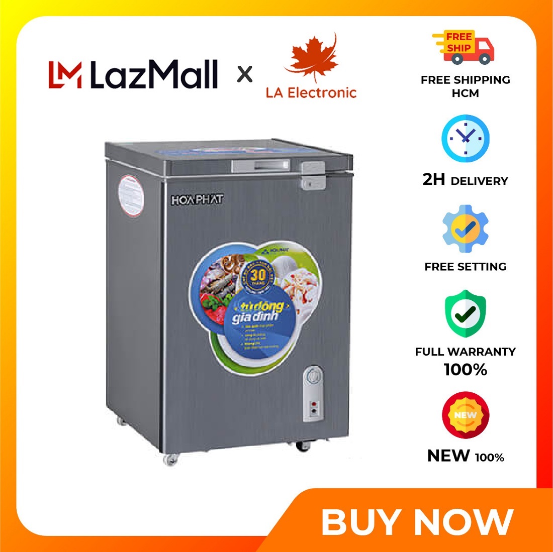 Hcf 106s1ðsh - tủ đông mini hòa phát funiki hcf 106s1đsh 107l - miễn phí vận chuyển hcm - bảo hành chính hãng 30 tháng