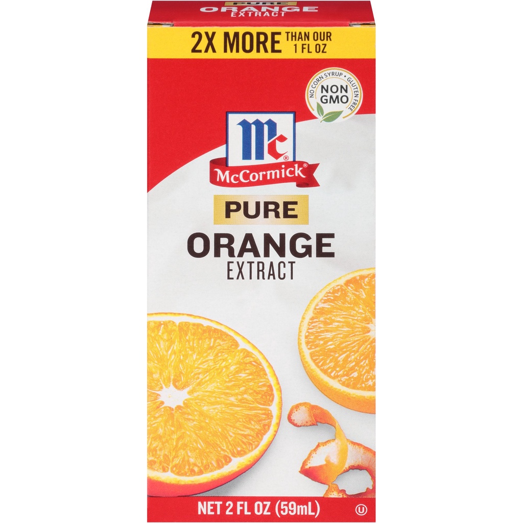 TINH CHẤT CAM TỰ NHIÊN Non-GMO McCormick Pure Orange Extract, KHÔNG PHẨM MÀU - HƯƠNG