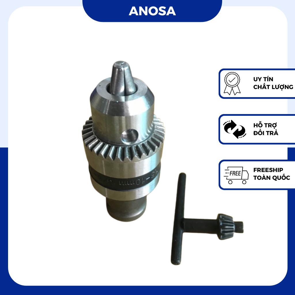 Đầu chuyển đổi máy khoan, đầu chuyển bulong sang khoan 10mm tặng ren ngược