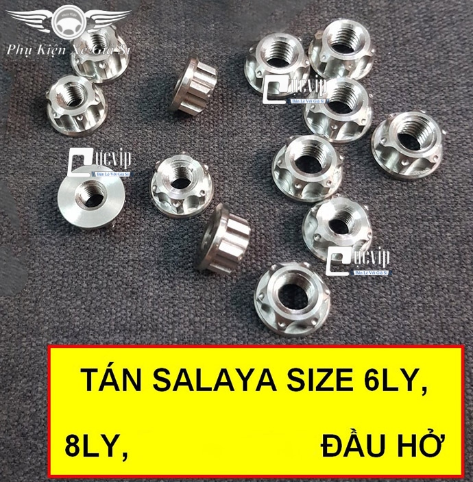 Combo 2 tán salaya đầu hở inox 304 ms3389