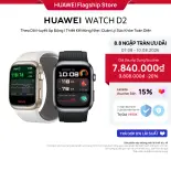 Đồng Hồ Thông Minh HUAWEI WATCH D2 Theo Dõi Huyết Áp Động | Thiết Kế Mỏng Nhẹ | Quản Lý Sức Khỏe Toàn Diện