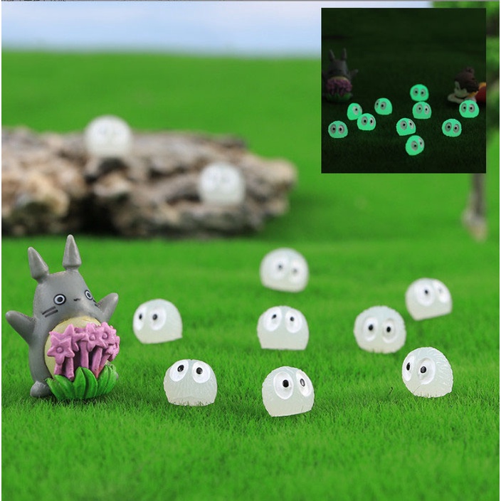 Mô hình bồ hóng Susuwatari trang trí sân vườn, terrarium