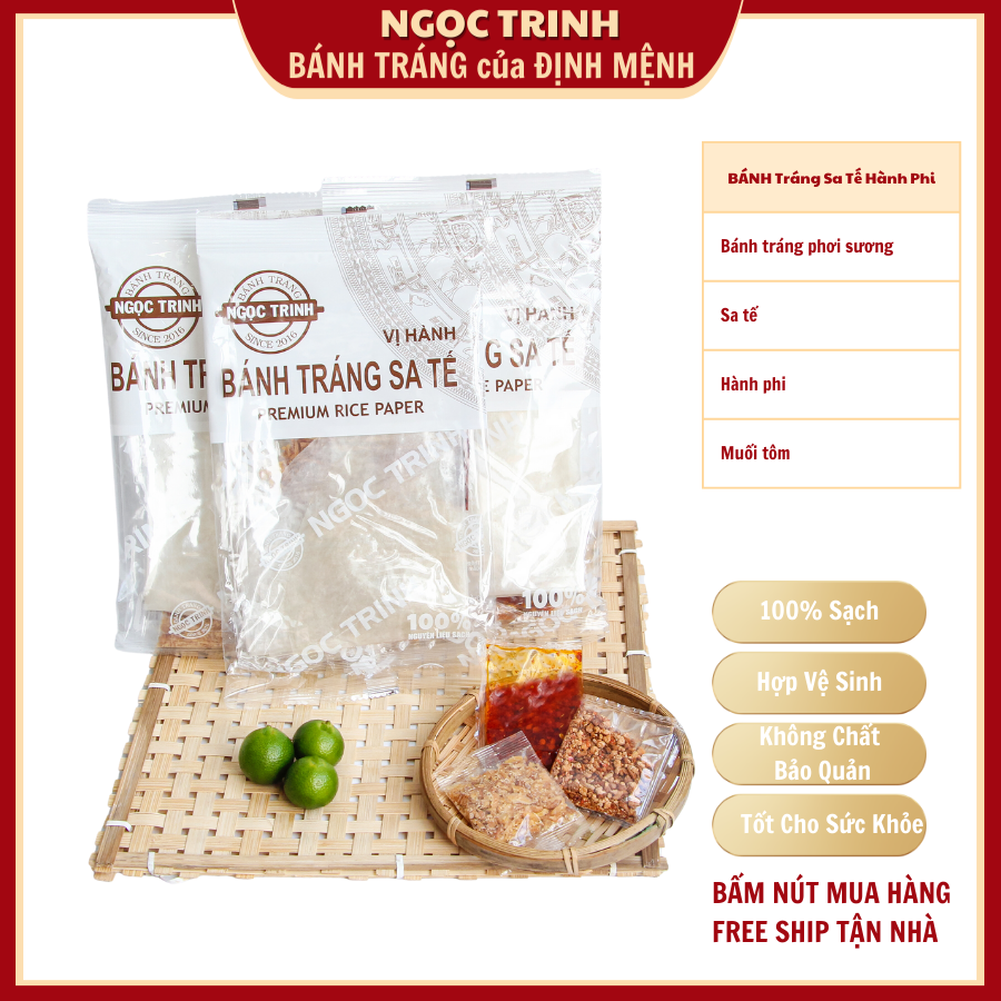 Bánh tráng phơi sương sa tế hành phi - bánh tráng ngọc trinh