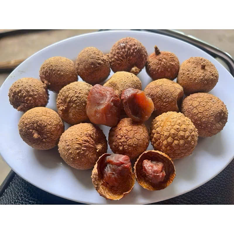 Vải thều thơm sấy khô 500gr (hỏa tốc giao)