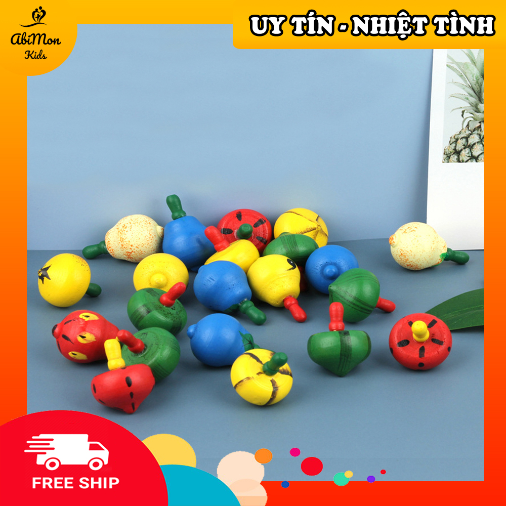 🌻 con quay bằng gỗ cho bé ☘️ montessori cao cấp ✨ đồ chơi gỗ - giáo dục - an toàn - thông minh
