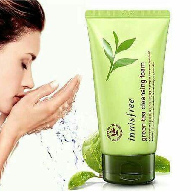 Sữa rửa mặt trà xanh innifree green tea cleansing foam size lớn 150ml date mới