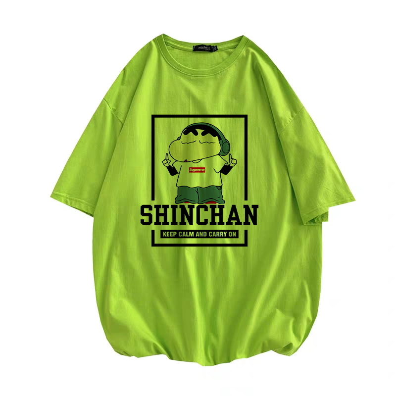 Áo thun nam tay lỡ in họa tiết cậu bé Shin Chan cực hot - ATTL406
