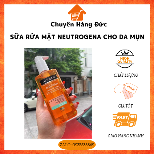 Sữa rửa mặt nghệ Neutrogena Anti Pickel dạng Gel nội địa Đức