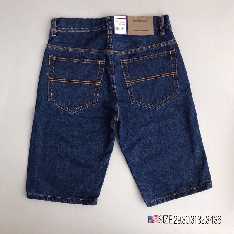 Quần SHORT JEAN Nam 03 màu cơ bản vải jean cotton mềm mịn form chuẩn đẹp cực kỳ sang trọng Jean004