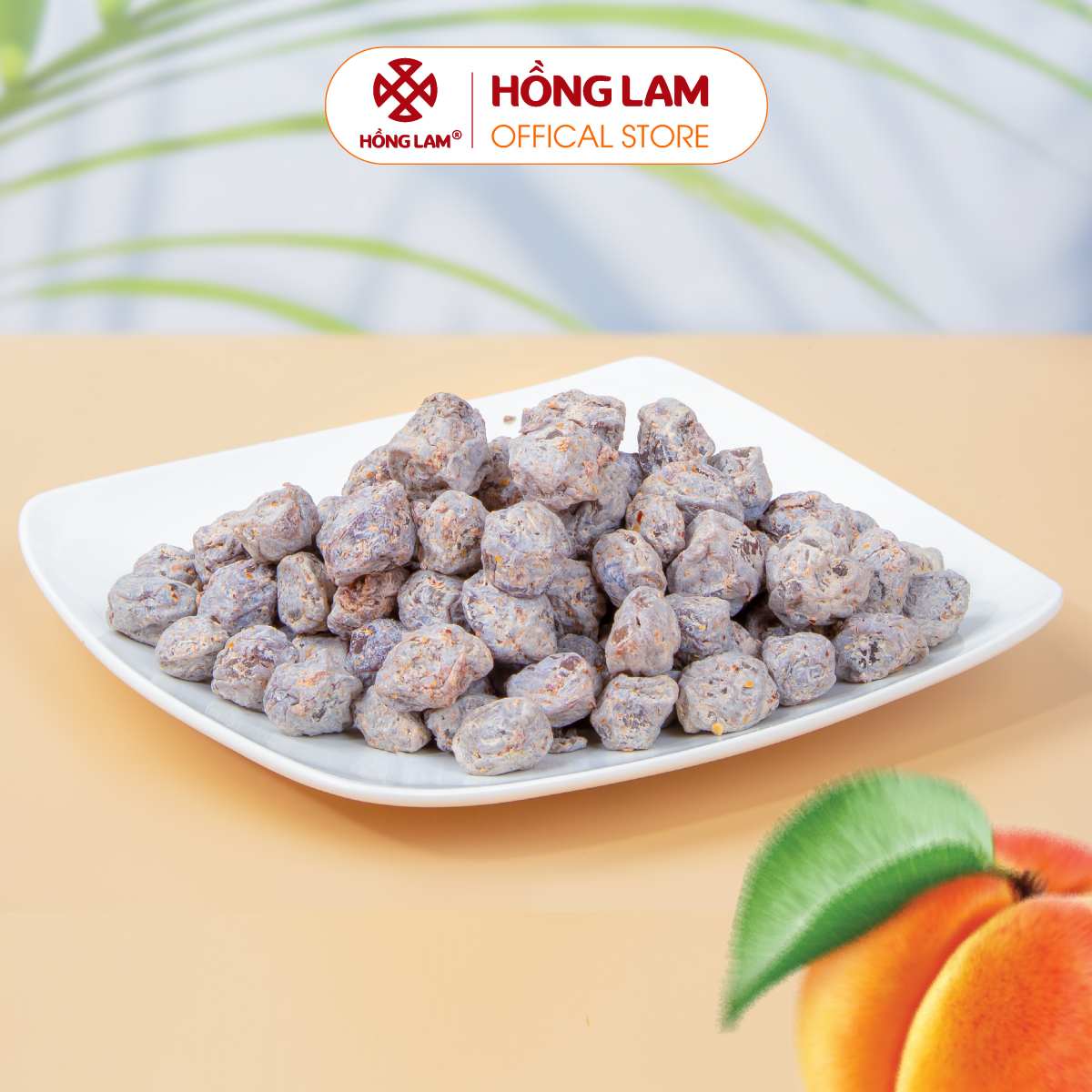 Ô mai mơ cay mặn ngọt Hồng Lam - Vị Cay Mặn Ngọt Chua - Hộp - ô mai ăn liền, dùng cho mọi lứa tuổi
