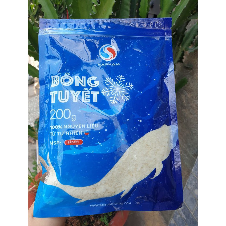 Mồi câu cá Bông Tuyết Sa Phạm - Thính dụ cá 200g - Bảo An Fishing