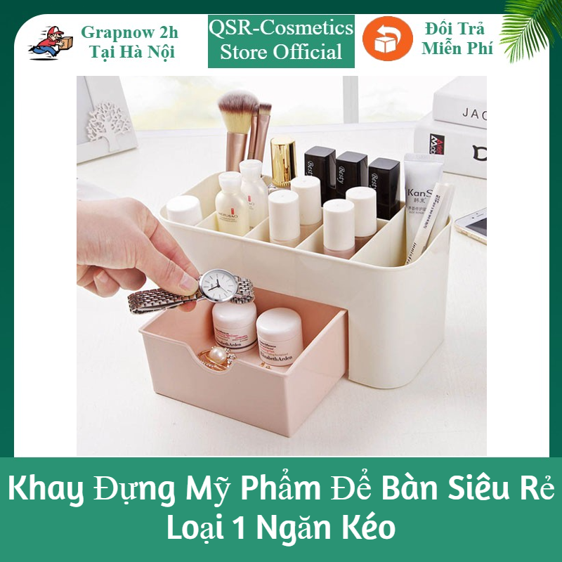 Khay đựng mỹ phẩm để bàn siêu rẻ loại 1 ngăn kéo