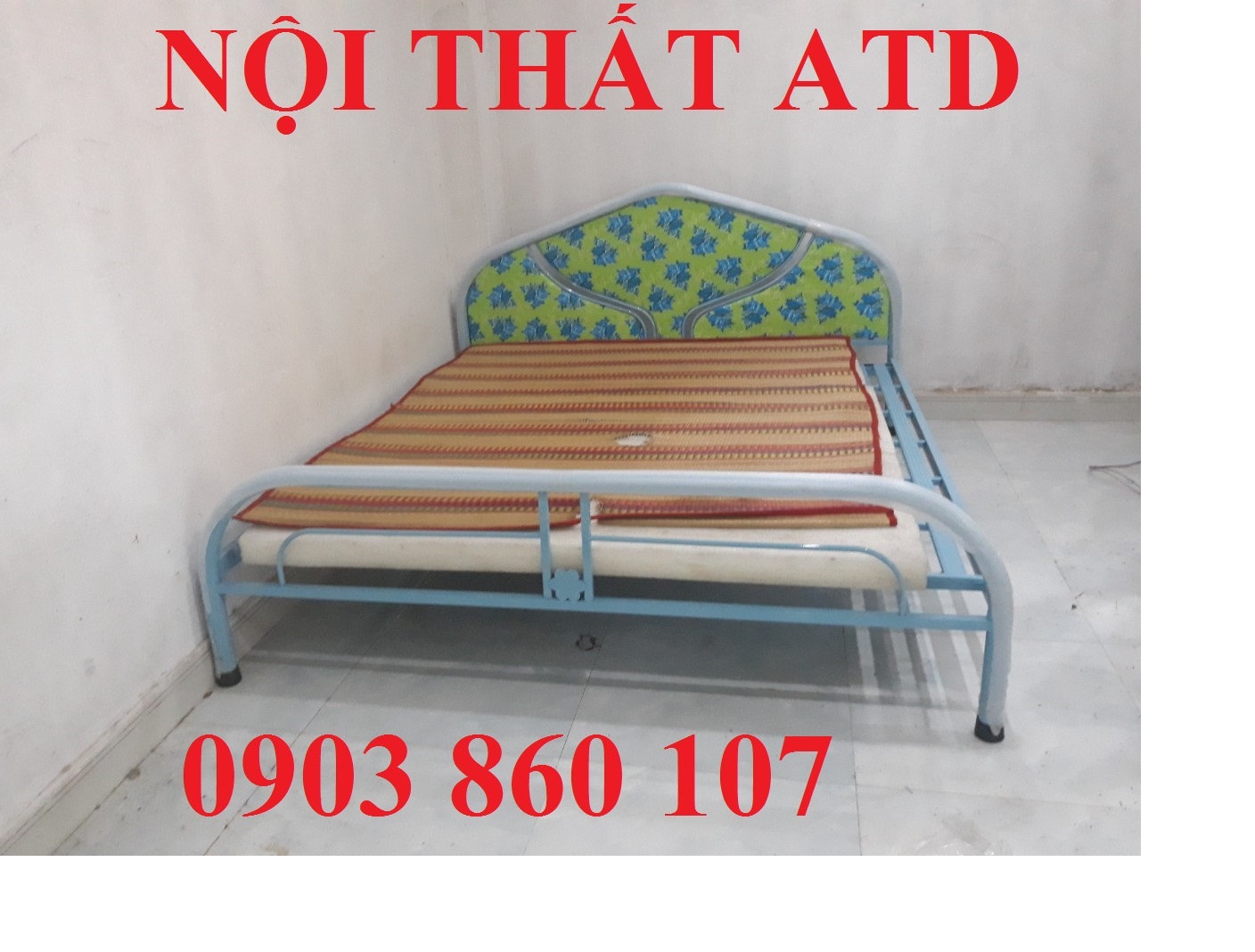 Giường sắt đơn giá rẻ 1m4x2m giường y hình thực tế các quận hcm bình dương