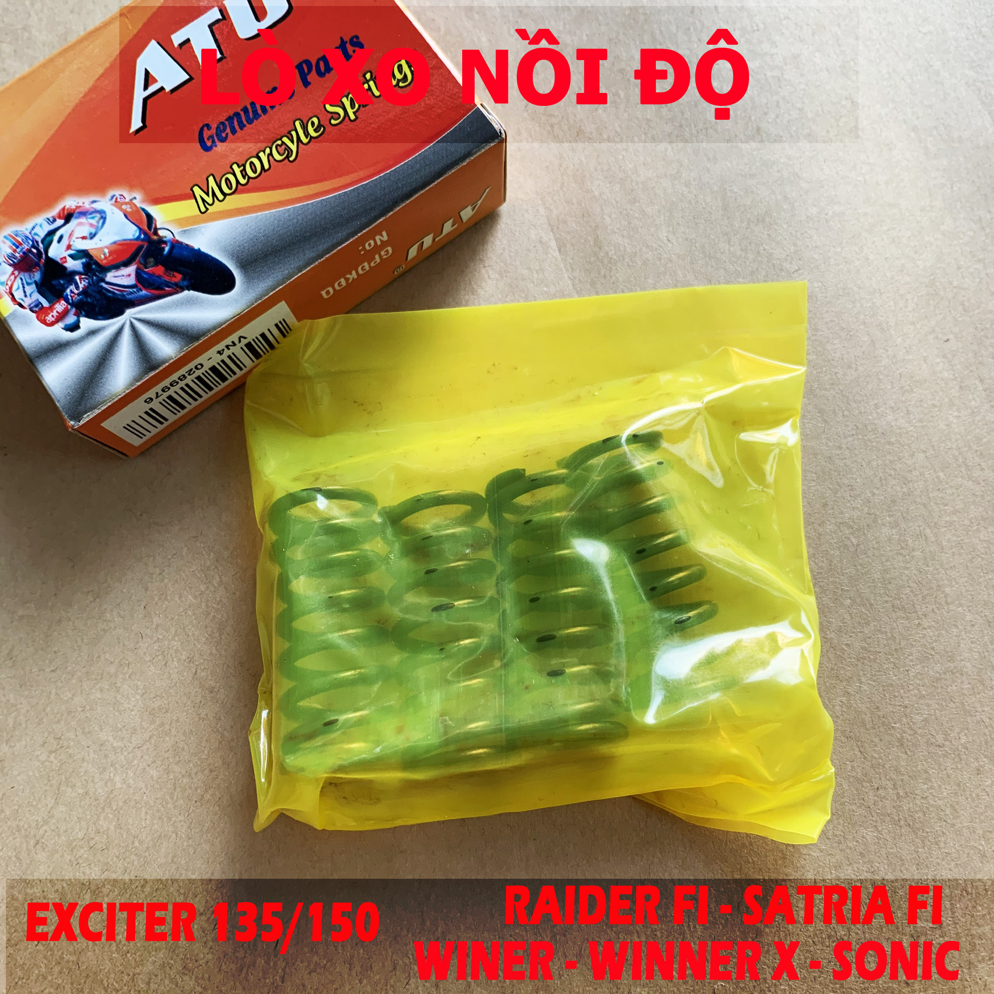Lò xo nồi độ cho exciter 135/150, winner - winner x -sonic, raider fi - satria fi