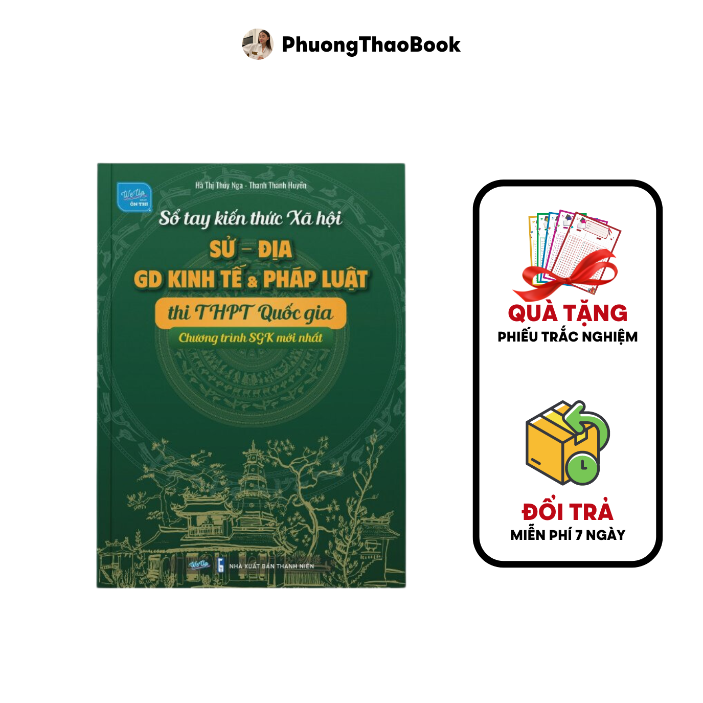 Sách - sổ tay kiến thức sử địa gdcd lớp 12 ôn thi thpt