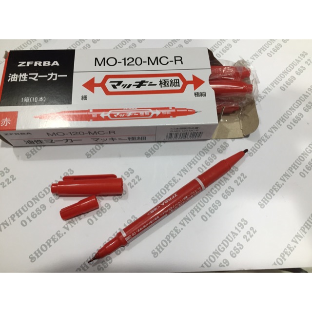 Bút vẽ lên da hộp 10 chiếc